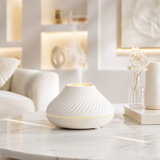 Aroma Diffuser | Aromatherapy Diffuser with LED Flame Effect