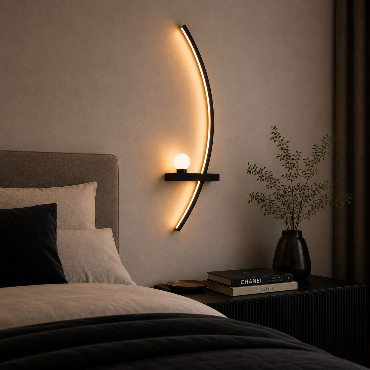 Alura | Dimmable LED Wall Light With Remote Control