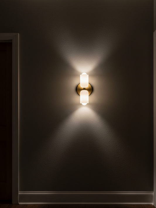 Acrylaura | Elegant Warm White Up-Down Wall Light Sconce Fixture