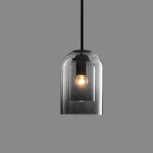 MicaGlass | Elegant Modern Double Glass Kitchen Pendant Lighting Fixture 0