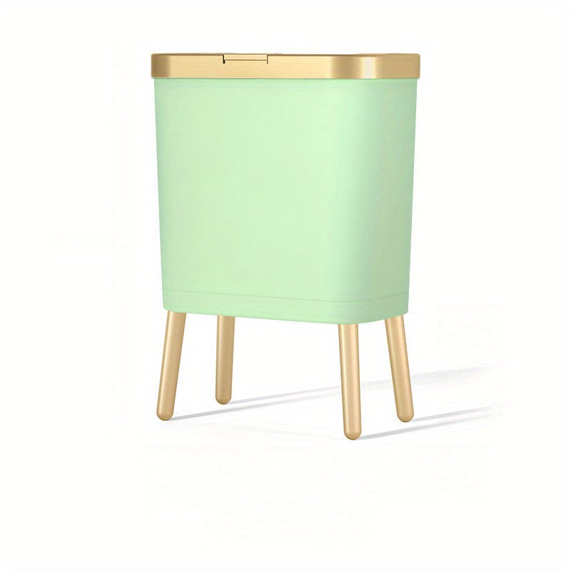 Modern Odour-Sealing Kitchen Trash Can with Flip-Top Lid | 15L Stylish Waste Bin for Home Organization 8