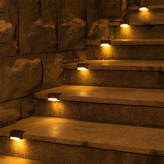 SolaraGlow | Stylish Solar Garden Lights for Outdoor Step Illumination 1