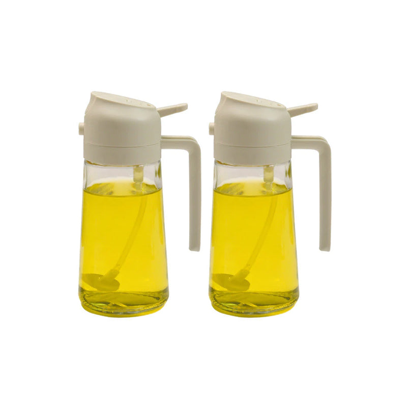Versatile Kitchen Tool | 2-in-1 Glass Oil Sprayer with Precise Control | Ideal for Cooking and Grilling 8