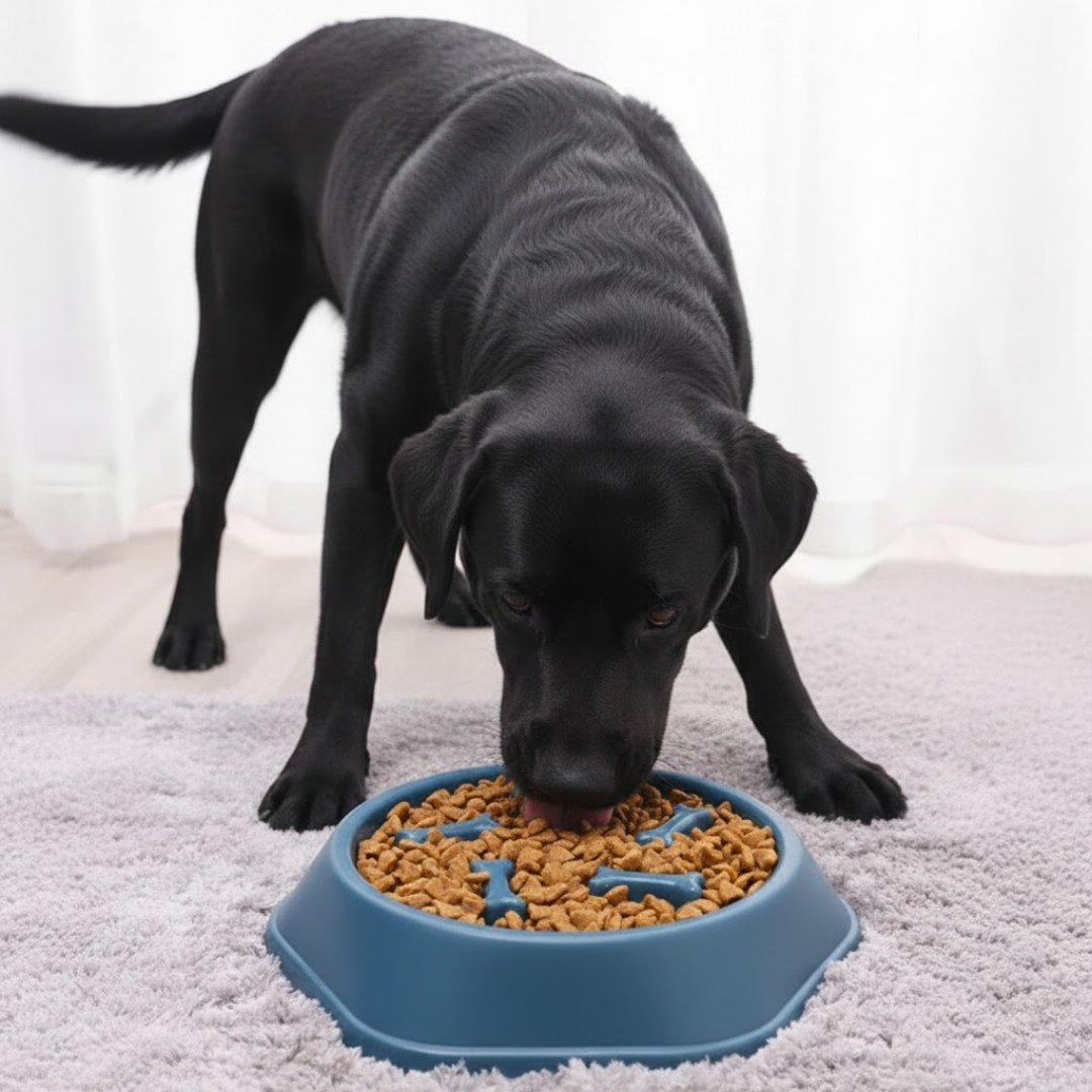 Anti-Choking Slow Feeder Dog Bowl with Non-Slip Base | Interactive Puzzle Design for Digestive Health 4