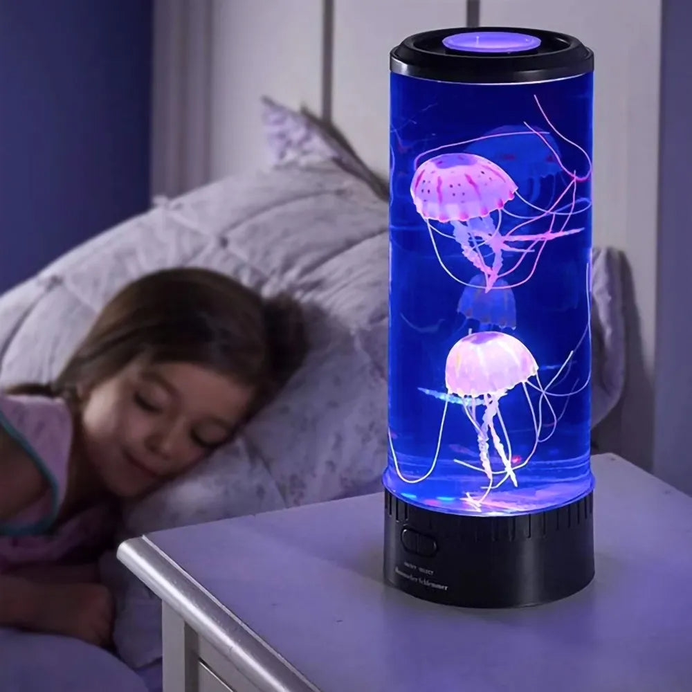 AquaLuma | Serene Color-Changing LED Jellyfish Night Light Lamp 0