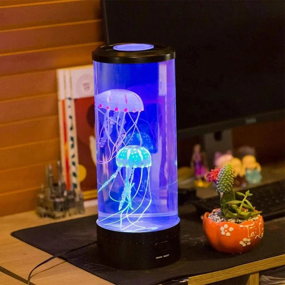 AquaLuma | Serene Color-Changing LED Jellyfish Night Light Lamp 2