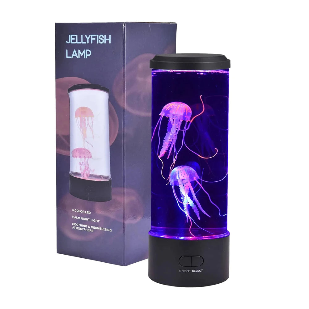 AquaLuma | Serene Color-Changing LED Jellyfish Night Light Lamp 3