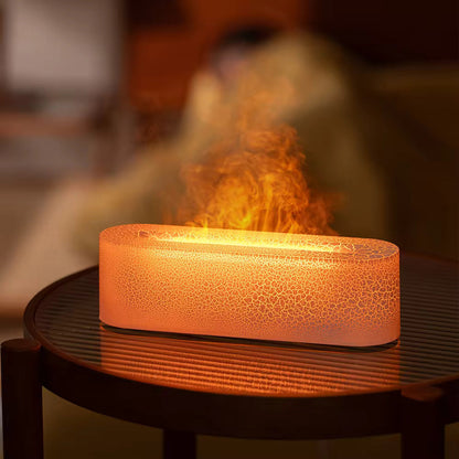 Aromatherapy | Humidifier Lamp with LED Lights & Flame Effect | Color-Changing Night Light for Relaxation 1
