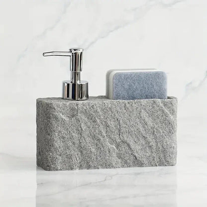 Arti Collection | Hand Soap Dispenser with Sponge Holder for Space-Saving Convenience 0