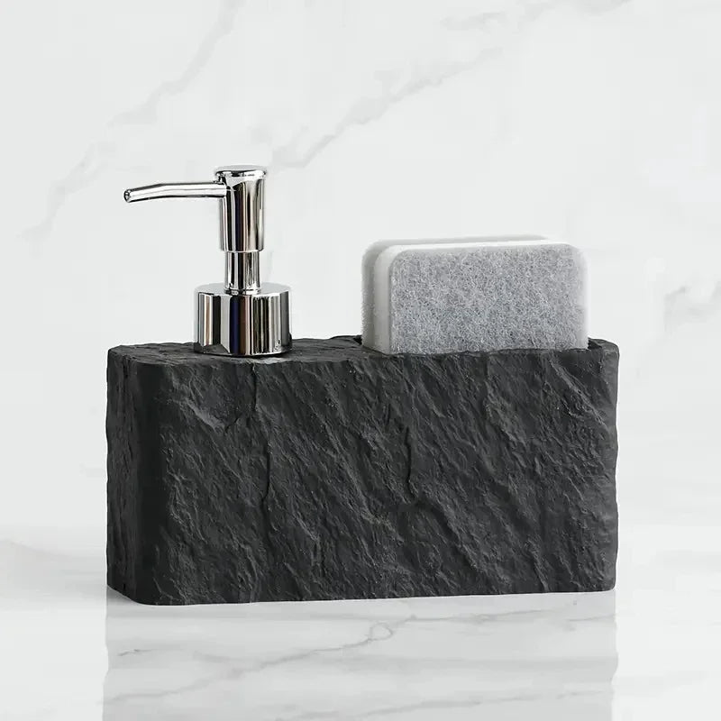 Arti Collection | Hand Soap Dispenser with Sponge Holder for Space-Saving Convenience 4