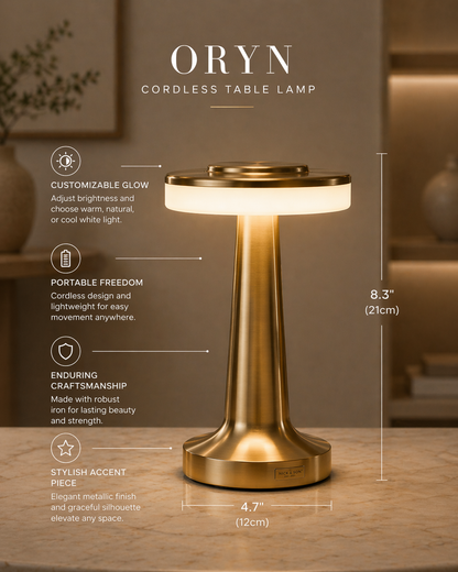 Oryn | Cordless Table Lamp