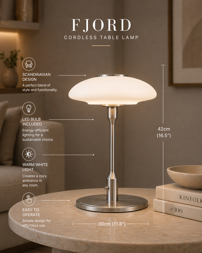 Fjord|Scandinavian LED Table Lamp