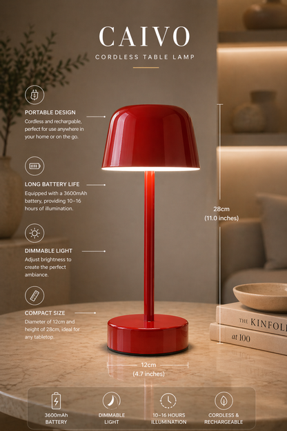 Caivo | Cordless Table Lamp