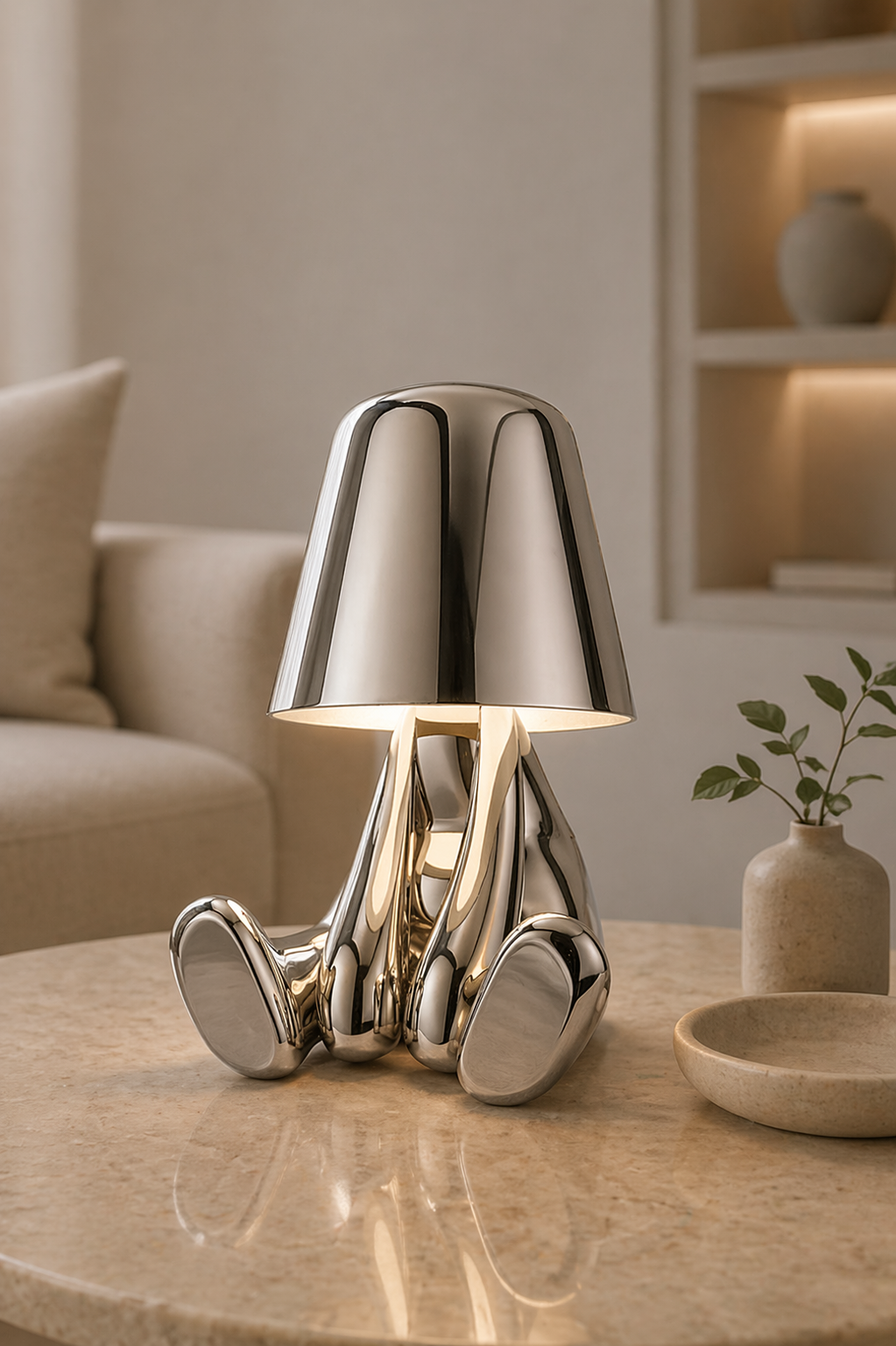 Luminara | Modern Cordless LED Table Lamp with Adjustable Brightness