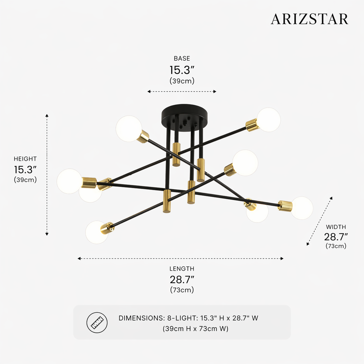 Alba Modern Ceiling light