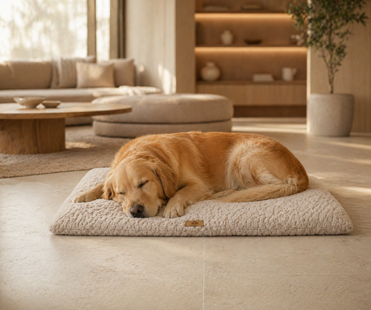 Orthopedic Dog Bed with Washable Faux Fur & Joint Support | Ideal for Deep Relaxation