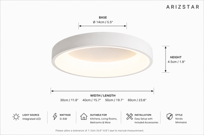 Lunaris | Flush Mount Ceiling Light
