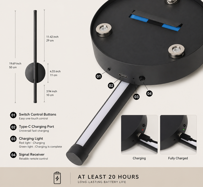 Vespera | Rechargeable Magnetic Wall Light