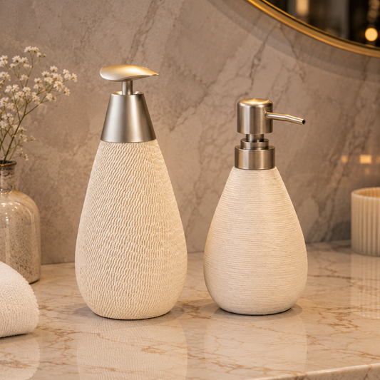 Ceramic Soap Dispenser with Retro Design | Elegant Kitchen & Bathroom Accessory