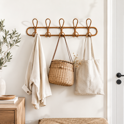 Wall Hooks | Stylish Coat Hooks with Unique Texture | Rustic Organizers for Home Decor