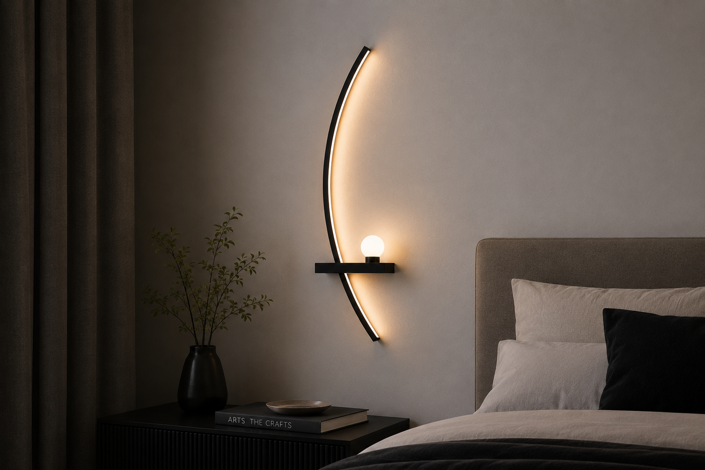 Alura | Dimmable LED Wall Light With Remote Control