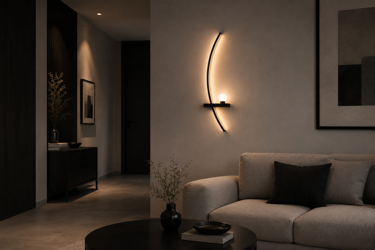Alura | Dimmable LED Wall Light With Remote Control