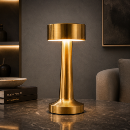 Adele |  Retro Cordless Table Lamp with Adjustable Brightness