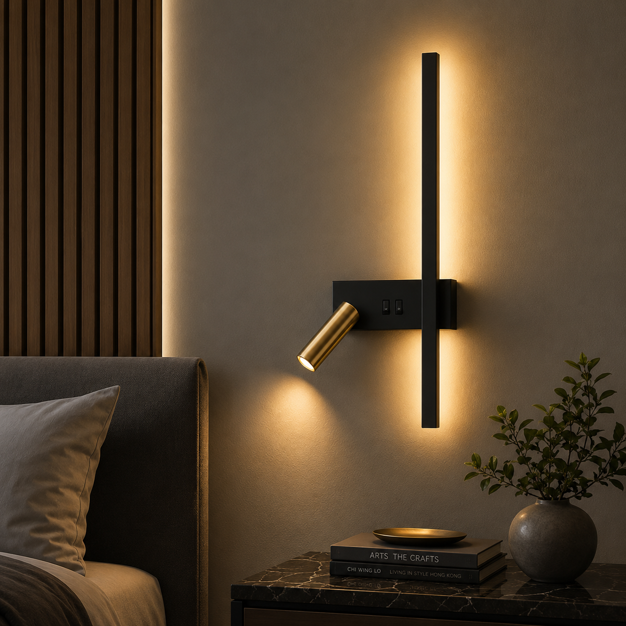 Caelis | LED Wall Light Modern Energy-Efficient Sconce with Dimmable Options