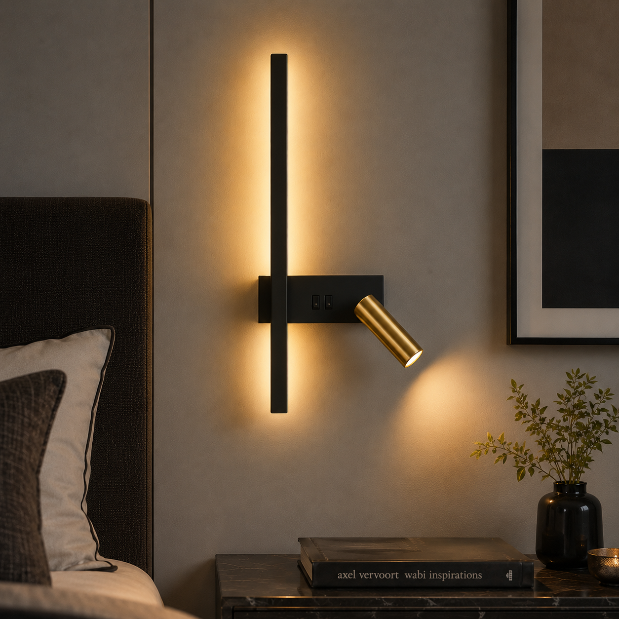 Caelis | LED Wall Light Modern Energy-Efficient Sconce with Dimmable Options