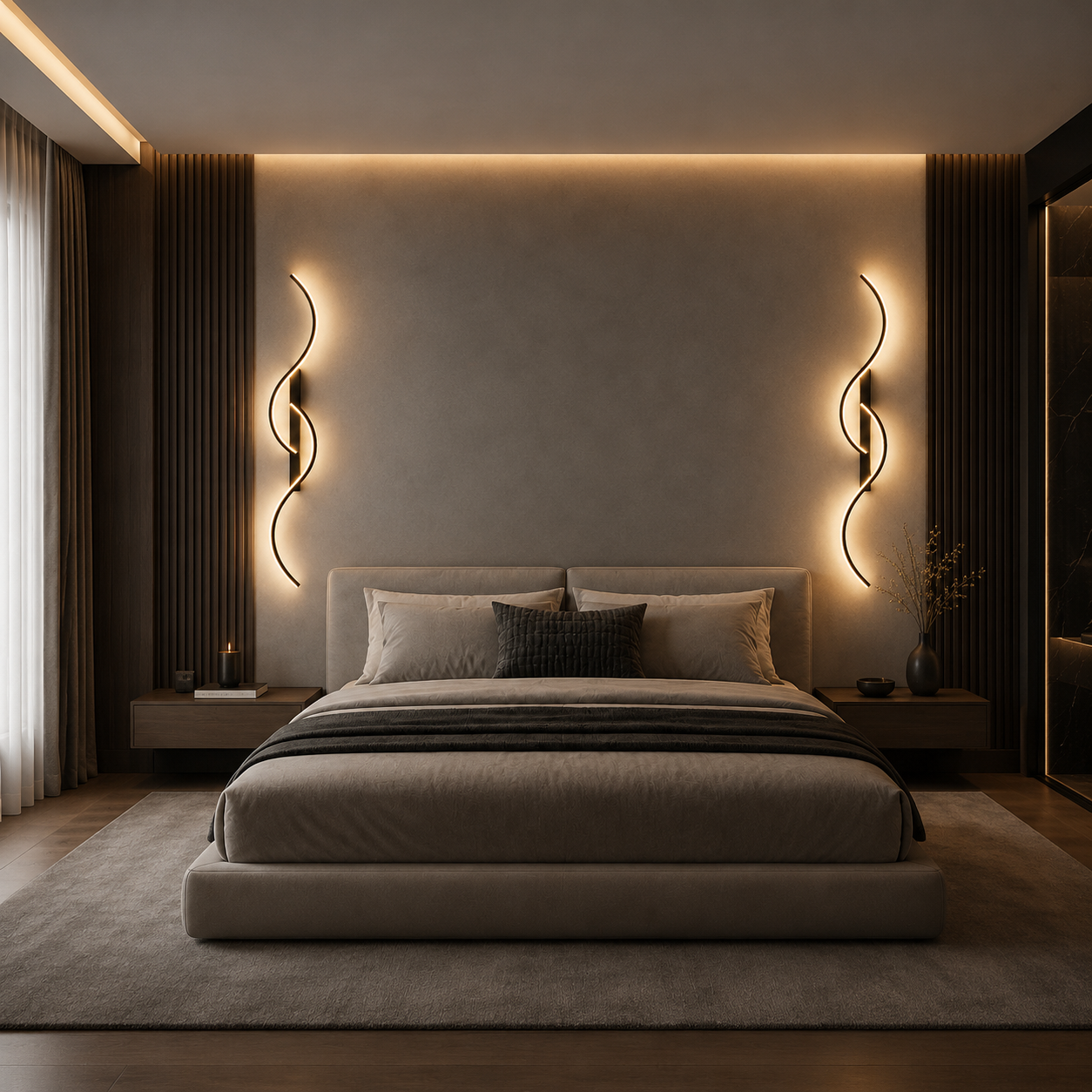 Alvaris Sculptural Wall Light | Sculptural Wall Light With Dimmable LED