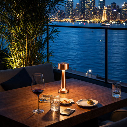 Adele |  Retro Cordless Table Lamp with Adjustable Brightness