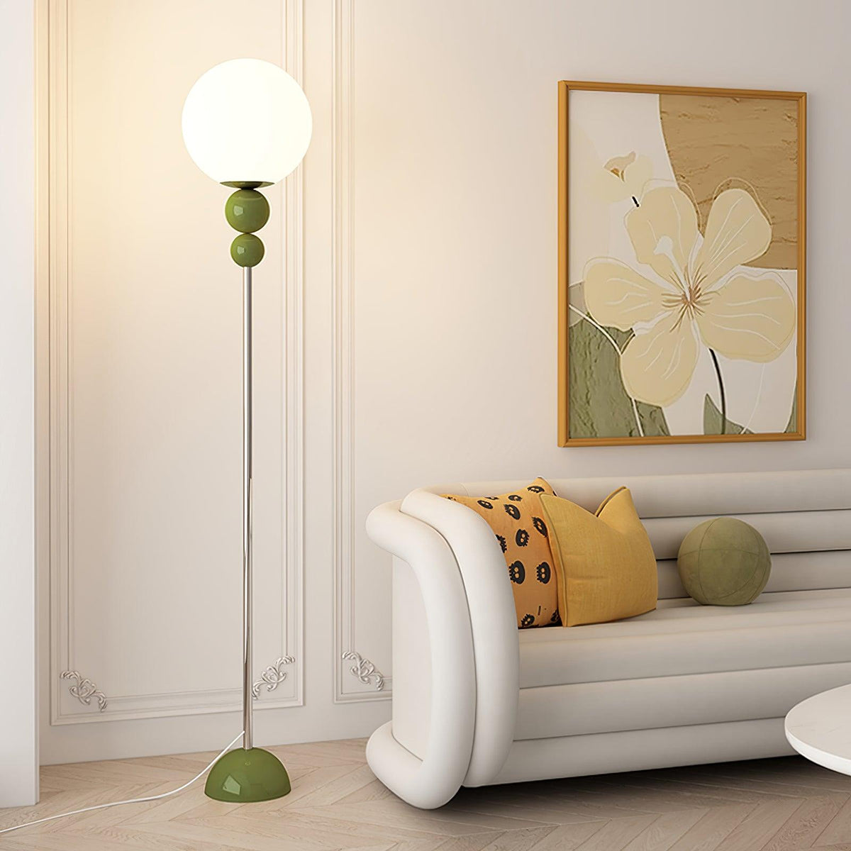 Clavel | Elegant Modern Metal Tripod Floor Lamp for Living Room 0