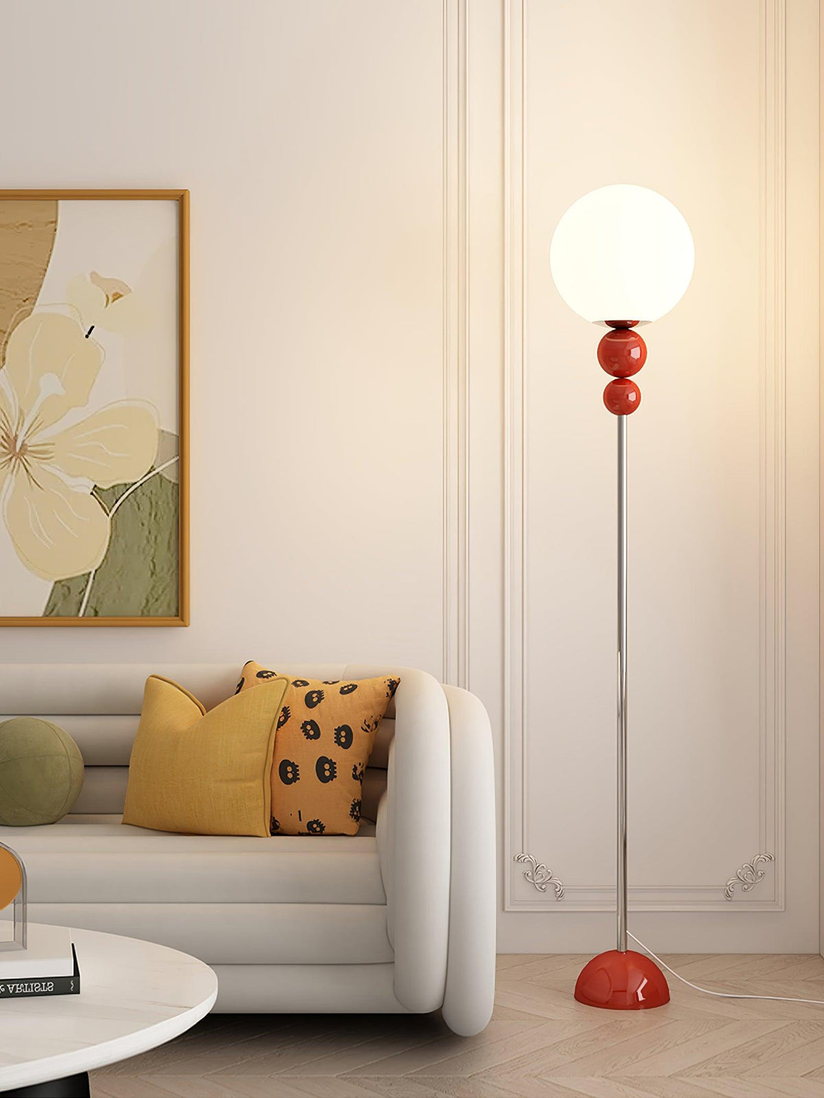 Clavel | Elegant Modern Metal Tripod Floor Lamp for Living Room 5