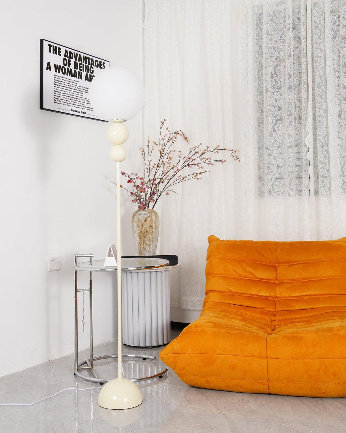 Clavel | Elegant Modern Metal Tripod Floor Lamp for Living Room 7