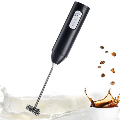 Compact Electric Milk Frother | Handheld Stainless Steel Whisk for Creamy Coffee and Cappuccinos 5