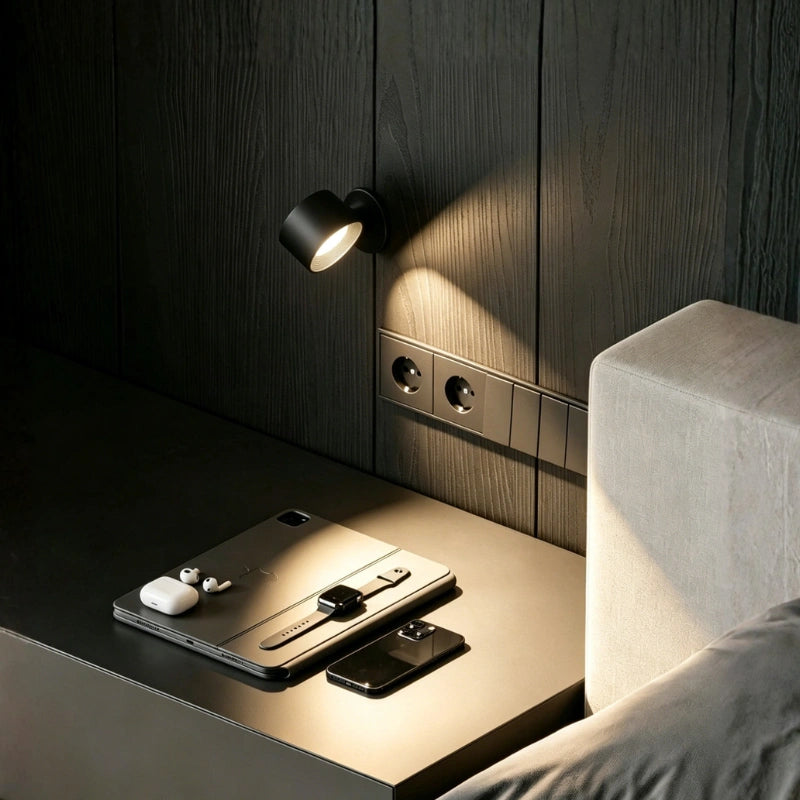 Cordless Wall Lamp | 360° Adjustable Lighting with Minimalist Design | Versatile Wall Lights for Any Space 2