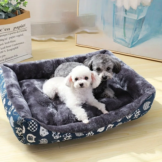 Cozy Pet Bed | Plush Dog Bed with Warm Design | Comfortable Sleeping Space for All Pets 0