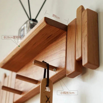 Creative Collection | Wall-Mounted Coat Rack with Unique Piano Key Design | Stylish Solid Wood Hooks for Organized Spaces 5