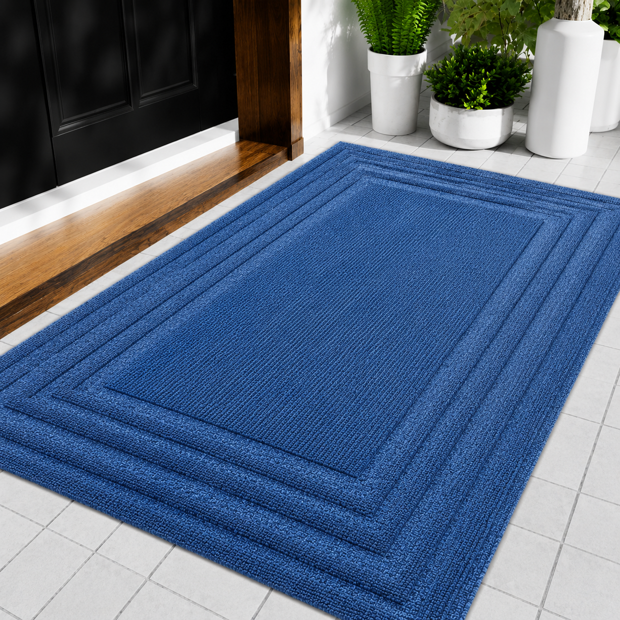 Durable Rubber Doormat | Non-Slip Design for Clean Indoor & Outdoor Entrances 3