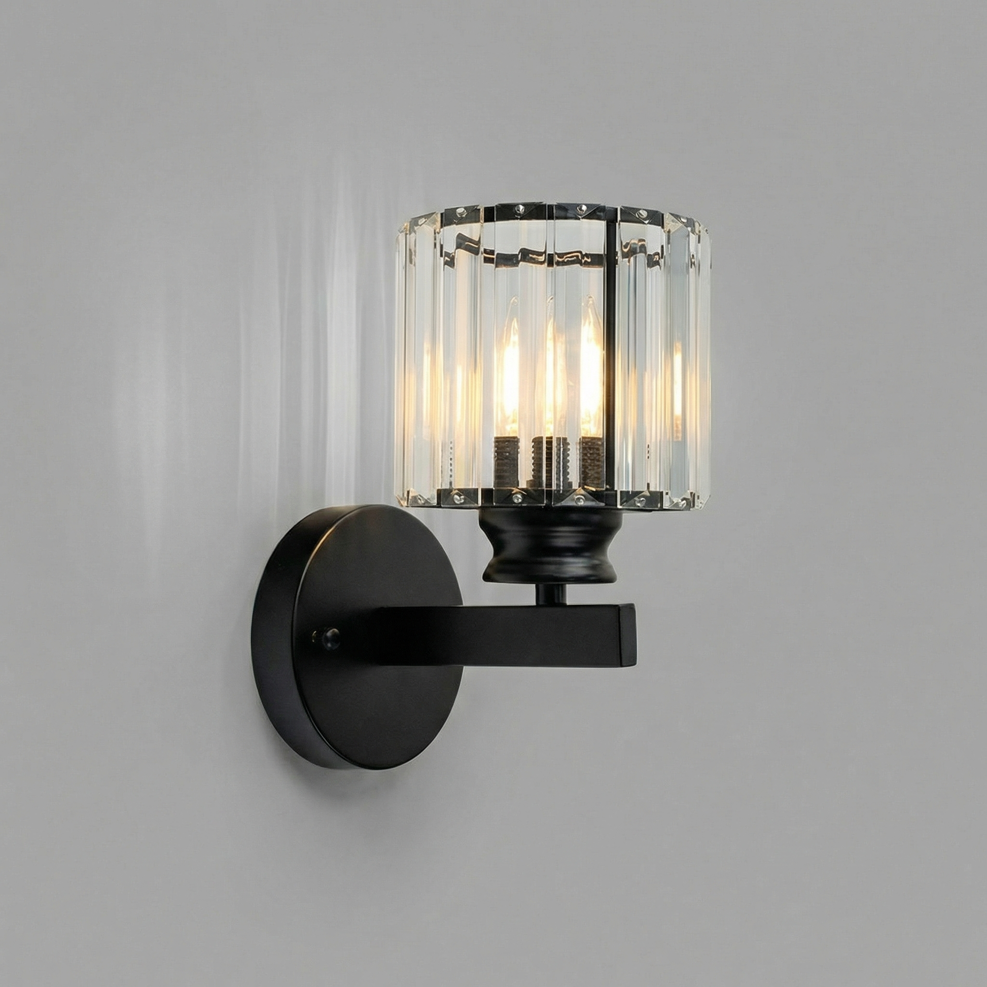Elegant Crystal Wall Sconces | Dimmable Design with Luxurious Accents | Perfect Lighting for Sophisticated Ambiance 11