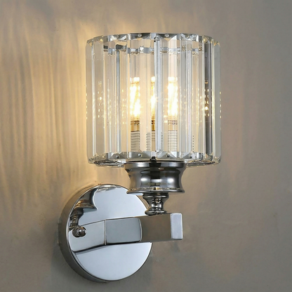 Elegant Crystal Wall Sconces | Dimmable Design with Luxurious Accents | Perfect Lighting for Sophisticated Ambiance 12