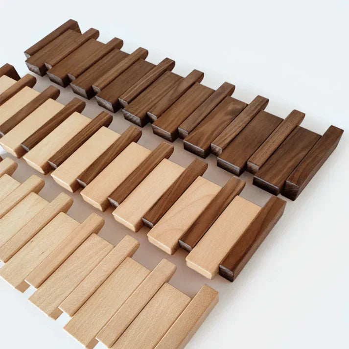 Elegant Harmony | Wall Mounted Coat Rack with Piano Design | Stylish Storage for Entryway Organization 4