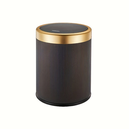 Elegant Oval Kitchen Trash Can | Press-Top Waste Bin with Odour-Sealing Design for Modern Homes 7