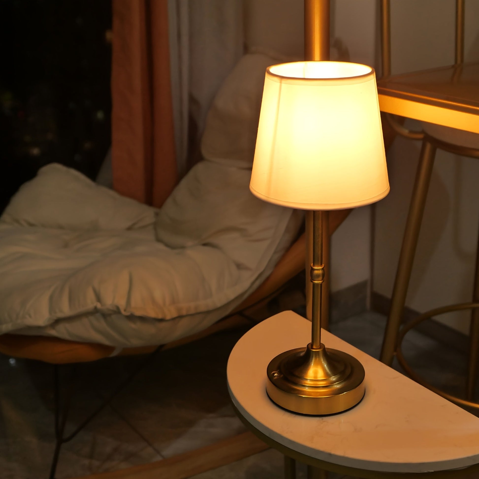 Elegant Table Lamp | Dimmable Cordless Design with Touch Control | Soft Ambient Lighting for Versatile Bedroom Use 7