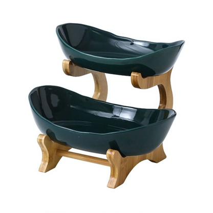 Elegant Three-Tier Plastic Fruit Bowl with Space-Saving Design for Stylish Kitchen Storage 4
