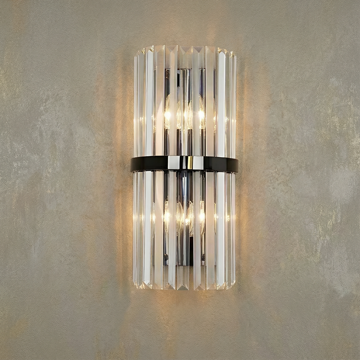 Elegant Wall Sconce | Stainless Steel Design with Diffused Glow | Modern Wall Light for Stylish Interiors 0