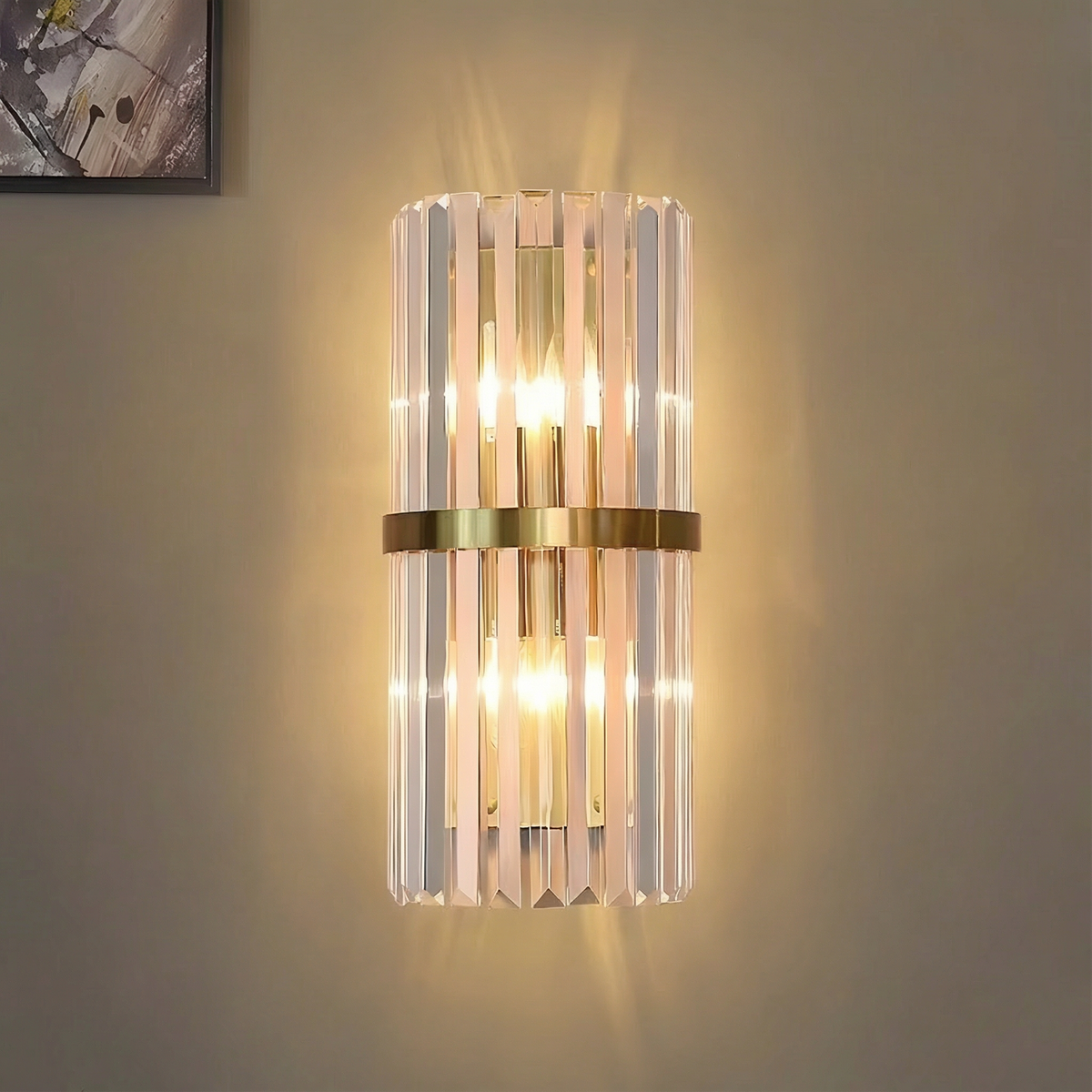 Elegant Wall Sconce | Stainless Steel Design with Diffused Glow | Modern Wall Light for Stylish Interiors 4