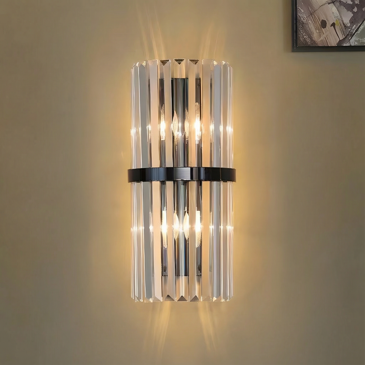Elegant Wall Sconce | Stainless Steel Design with Diffused Glow | Modern Wall Light for Stylish Interiors 6