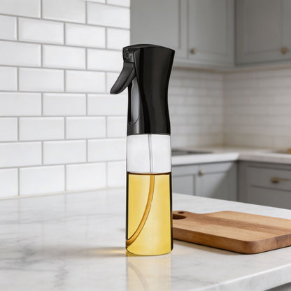 Ergonomic Glass Oil Spray Bottle with Fine Mist Nozzle for Healthy Cooking | Refillable Oil Sprayer for Air Fryer and Grilling 3
