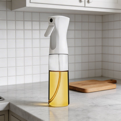 Ergonomic Glass Oil Spray Bottle with Fine Mist Nozzle for Healthy Cooking | Refillable Oil Sprayer for Air Fryer and Grilling 5